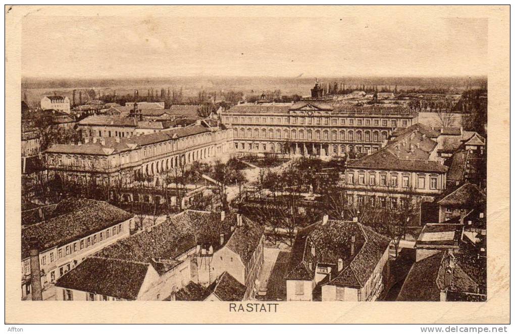 Rastatt Old Postcard Used - Rastatt