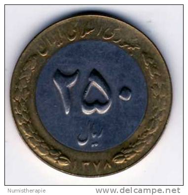 Iran : 250 Rials 1378 BIMETAL - Iran