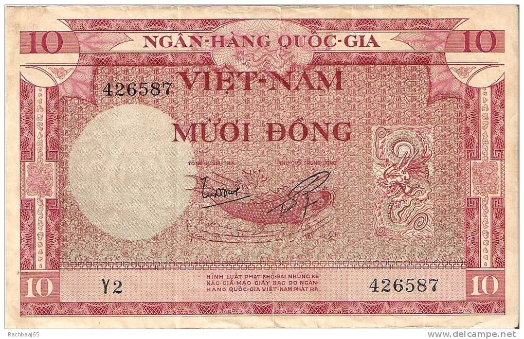 VIET-NAM 10 DONG  N° 426587 Série Y2 ETAT SUP++ - Vietnam