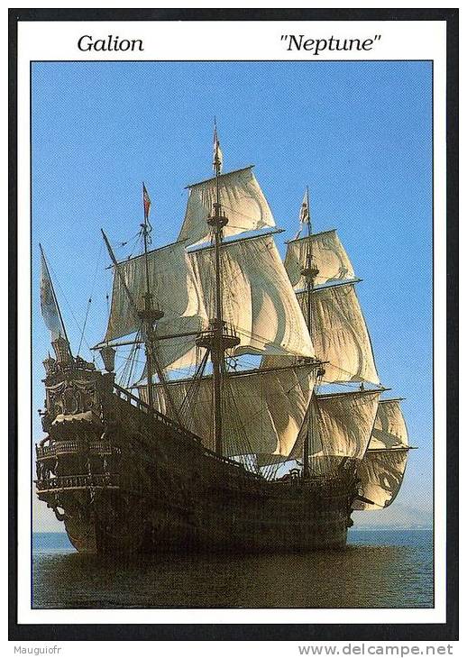 DF / TRANSPORTS / BATEAUX / VOILIER / LE GALION " NEPTUNE " DU FILM " PIRATES " - Sailing Vessels