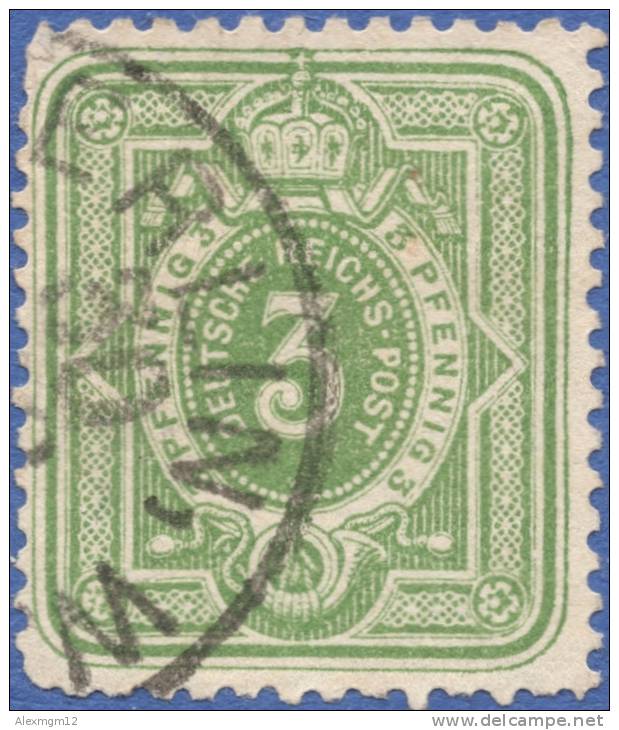 Germany, Reich, 3 Pf. 1880, Sc #37, Used - Used Stamps