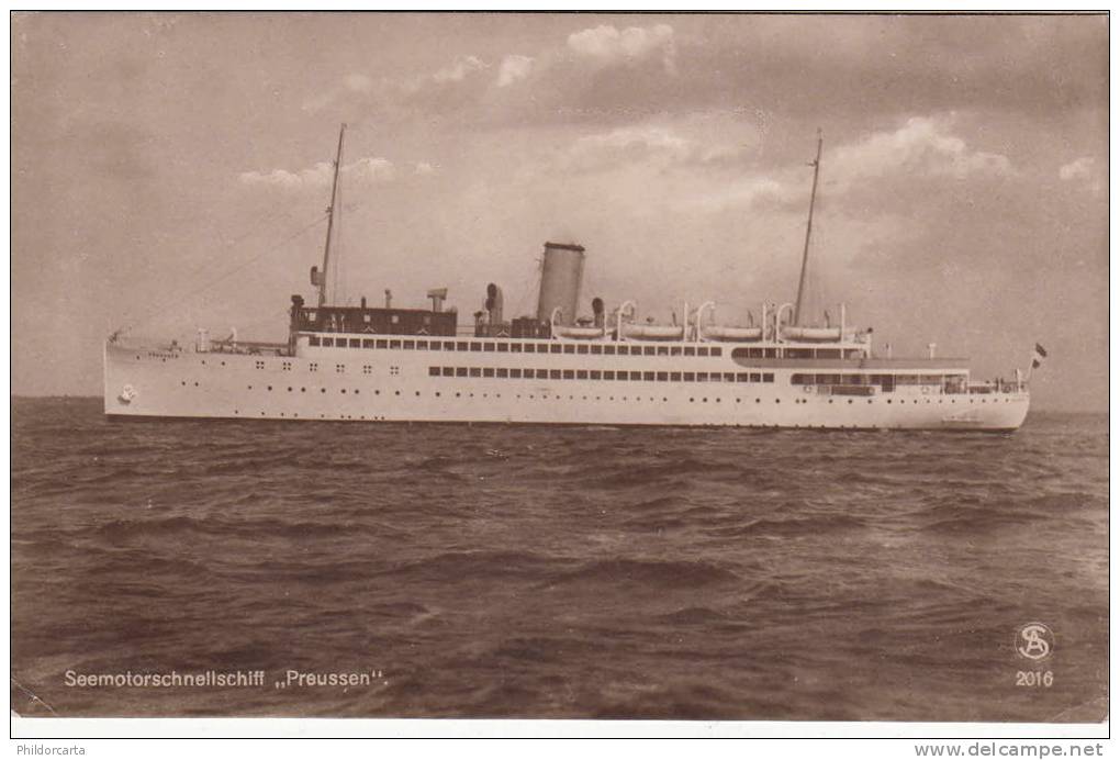 Schiffe  "Preussen" - Steamers