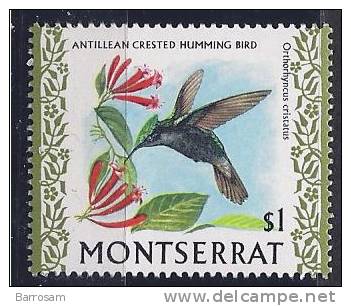Montserrat1970: Yvert241mnh** HUMMINGBIRDS - Colibríes