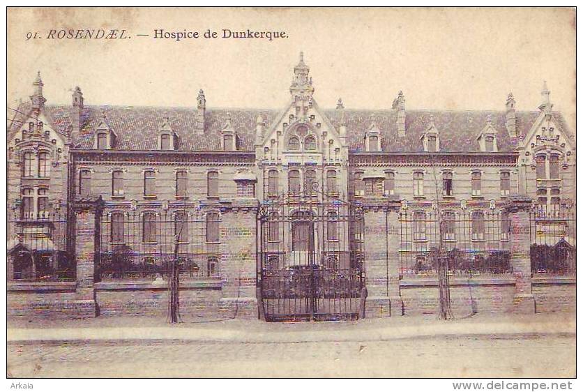 ROOSENDAAL = Hospice De Dunkerque (écrite) 1905 - Dunkerque