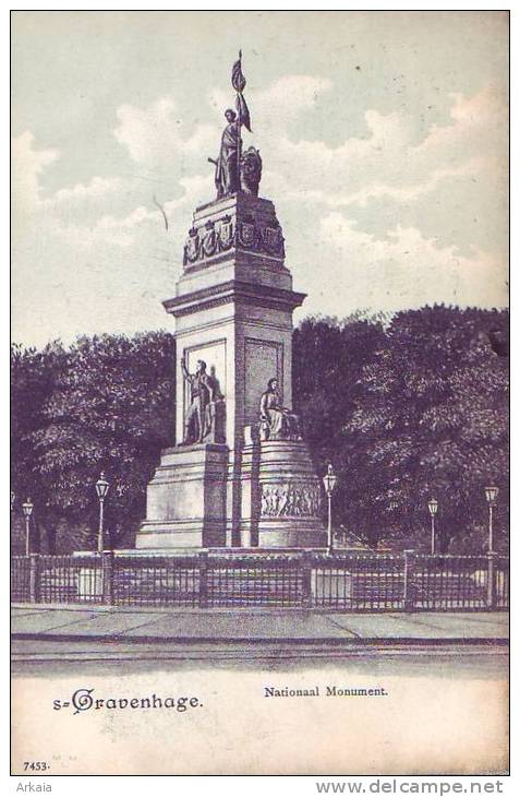 S'GRAVENHAGE = Nationaal Monument + Pub  (1912) - Autres & Non Classés