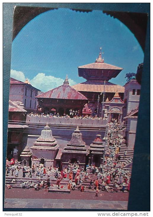 KATHMANDU.Pashupatinath Temple.Cpsm,voyagé,be,beau Timbre - Nepal