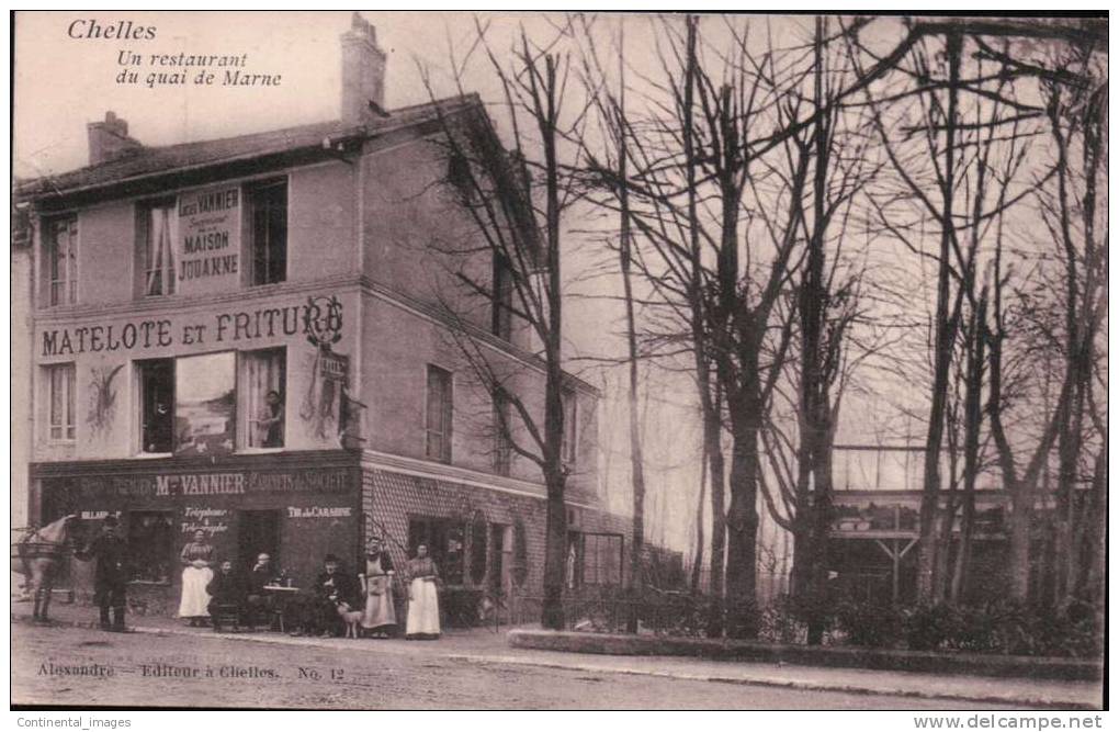 CHELLES/ Un RESTAURANT Du QUAI De La MARNE "MAISON JOUANNES"  - C 1763 - - Chelles