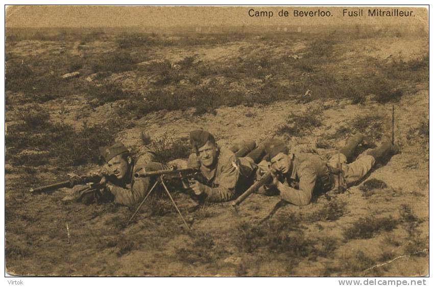 Camp De Beverloo :  Fusil : Mitrailleur - Andere & Zonder Classificatie