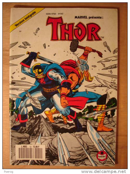 THOR - BD - MARVEL - 1990 - VERSION INTEGRALE - SEMIC FRANCE - SUPER HEROS - Thor