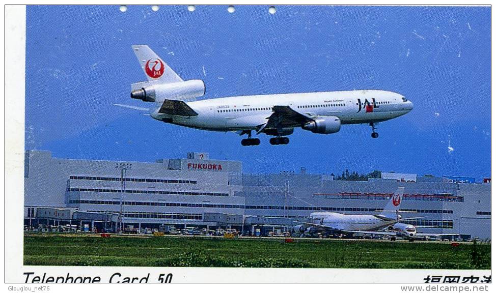 TELECARTE DU JAPON BUS OU AUTRES... A PETIT PRIX...THEME AVIATION....RARE!!!!!!... - Avions