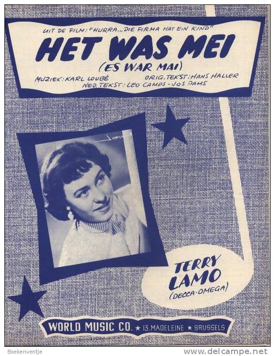 Het Was Mei - Terry Lamo - Es War Mai - Gezang