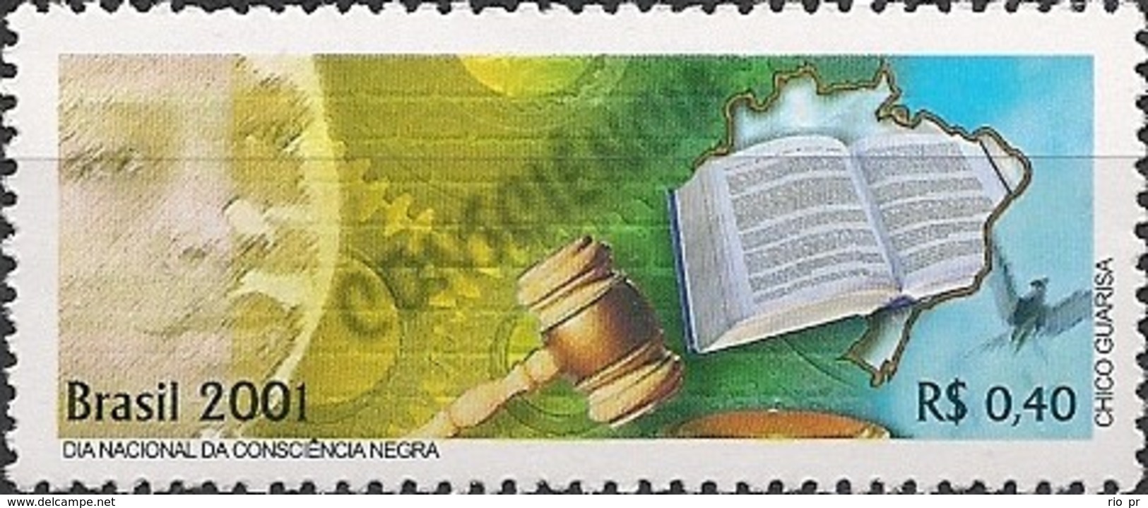 BRAZIL - NATIONAL DAY OF BLACK CONSCIOUSNESS  2001 - MNH - Nuovi