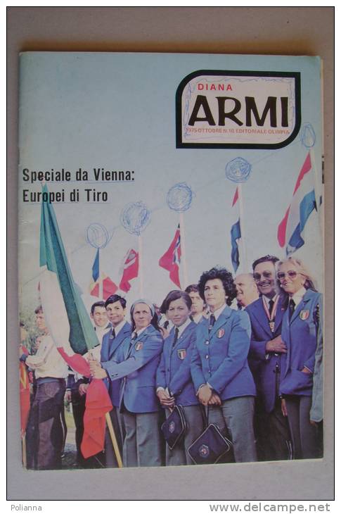 RA#05#14 DIANA ARMI N.10 Ed.Olimpia 1975/CARABINA RUGER 44 MAGNUM/BERNARDELLI ITALIA CAL.20/ARCHIBUGI LONGHI D'AZZALIN - Fischen Und Jagen