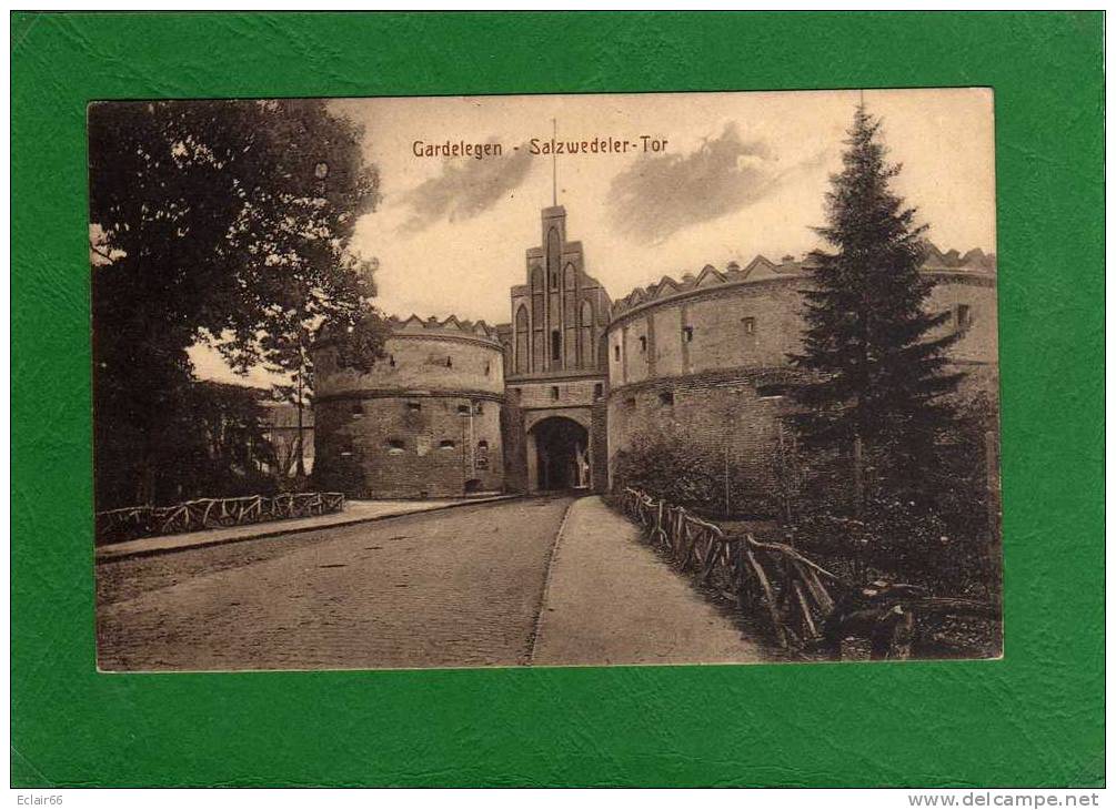 Gardelegen Salzwedeler Tor Kat. Gardelegen  Cpa  Année 1918 - Gardelegen