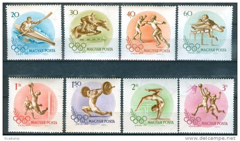 HUNGARY-1956.Olympic Games,Melbourne MNH!!! - Verano 1956: Melbourne