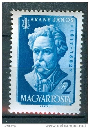 HUNGARY-1957.Poet Janos Arany MNH!!! - Unused Stamps