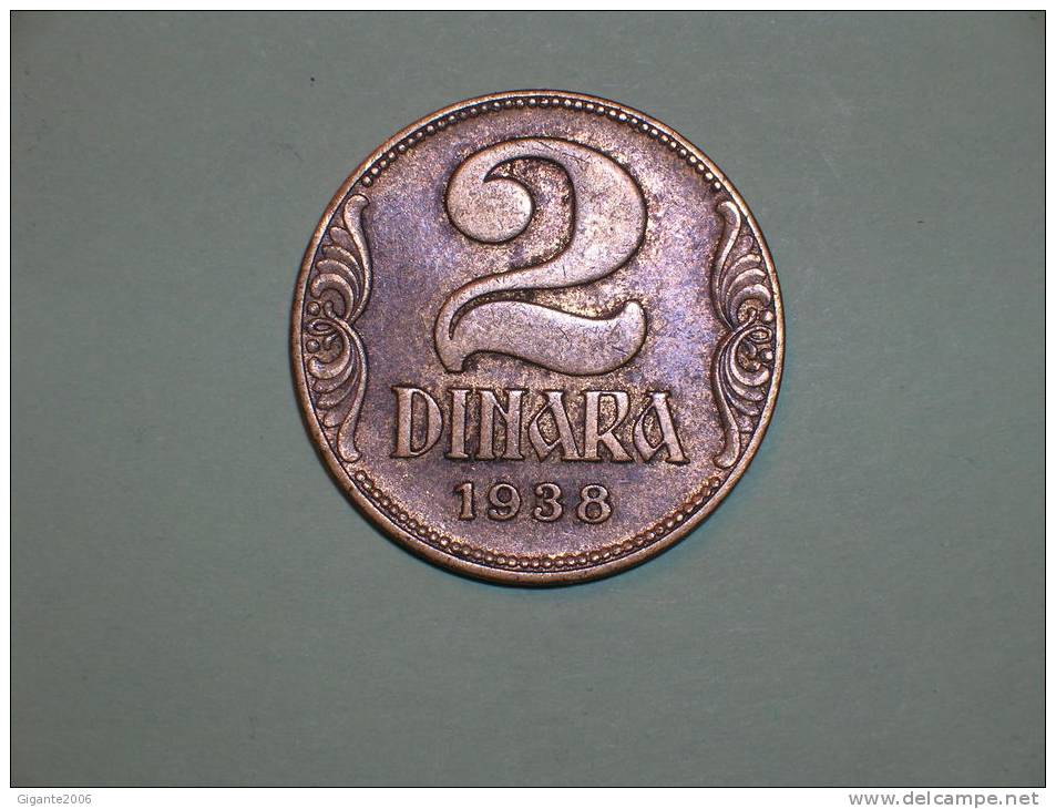 Yugoslavia 2 Dinares 1938 (3693) - Yougoslavie