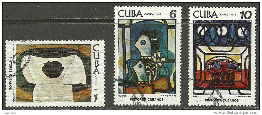 KUBA Cuba 1978 Kunst Art A. Pelaez O - Impresionismo