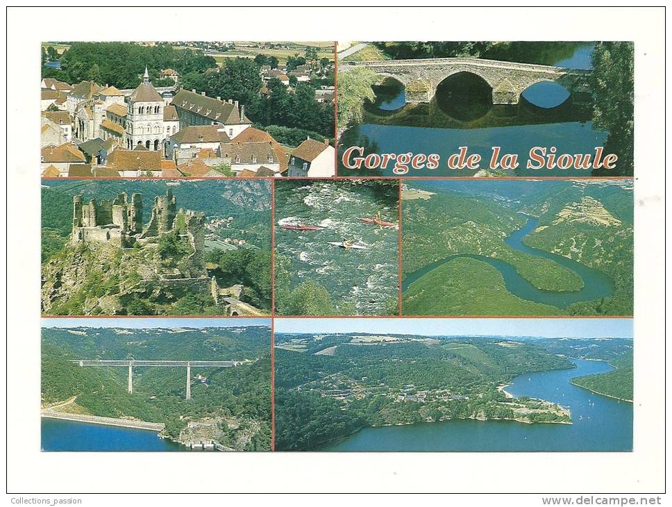 Cp, 03 - 63, Gorges De La Sioule, Multi-Vues - Other & Unclassified