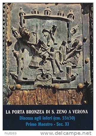 ITALY - AK123568 Verona - La Porta Bronzea Di S. Zeno - Discesa Agli Inferi ... - Verona