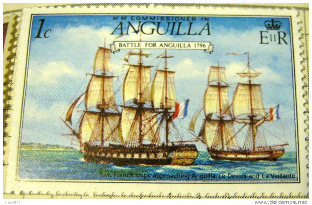Anguilla 1976 Battle For Anguilla 1796 1c - Mint - Anguilla (1968-...)
