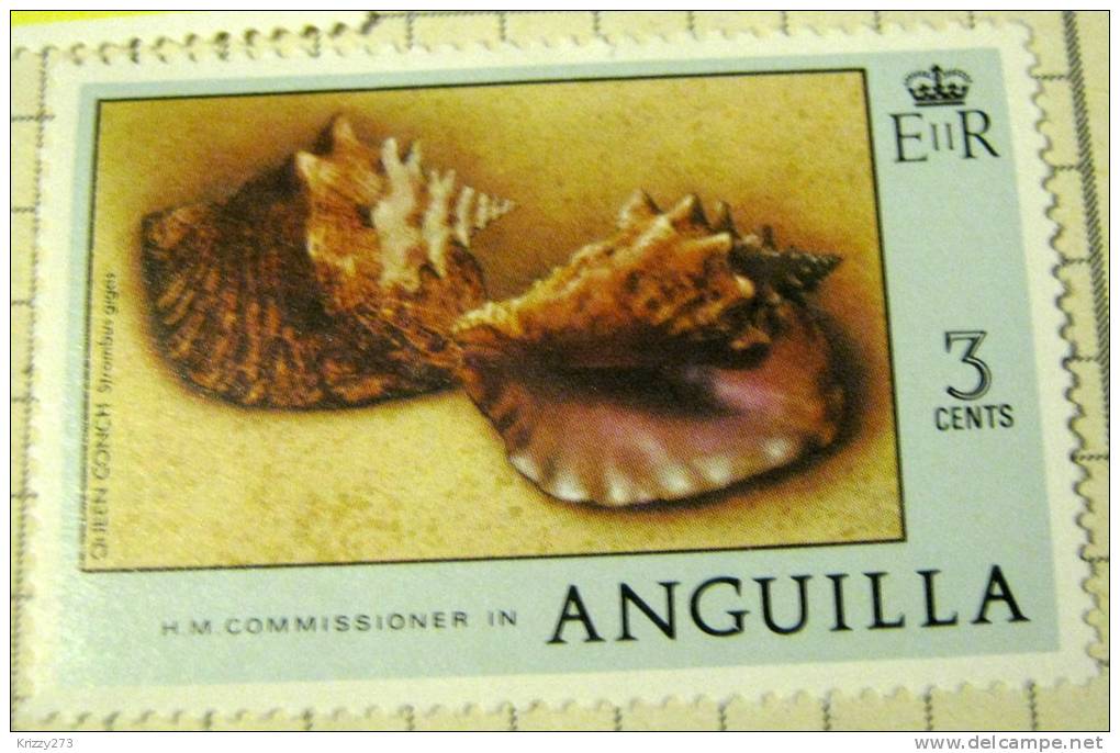 Anguilla 1977 Queen Conch 3c - Mint - Anguilla (1968-...)
