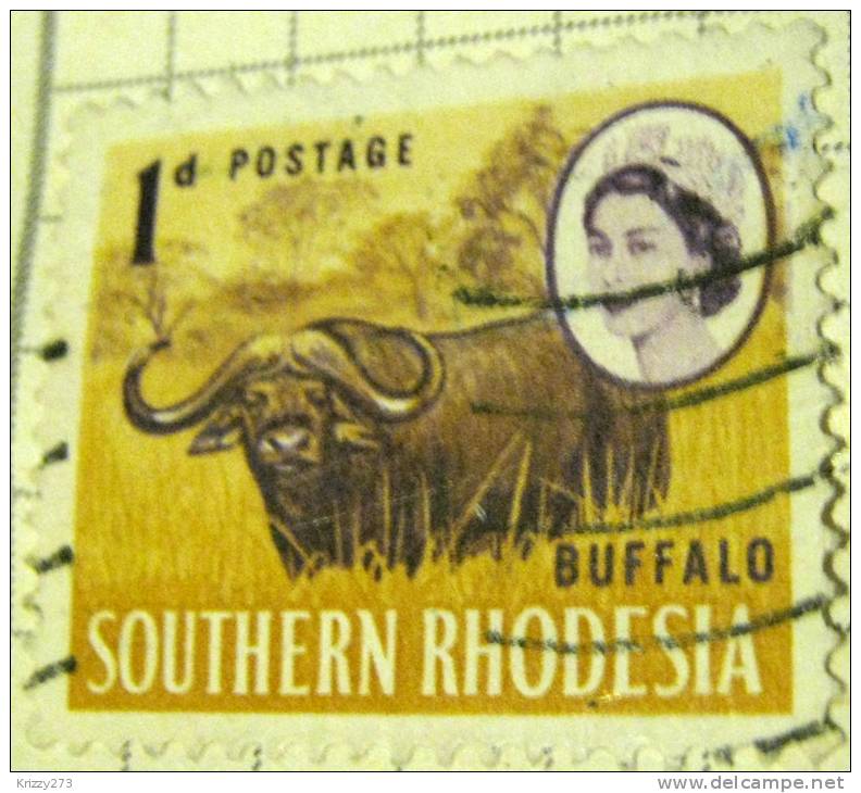 Southern Rhodesia 1964 Buffalo 1d - Used - Rhodesia Del Sud (...-1964)