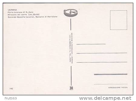 ITALY - AK123581 Verona - La Porta Bronzea Di S. Zeno - Miracolo Del Carro - Verona