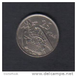 SPAIN   25  PESETAS  1957  (KM # 787) - 25 Pesetas