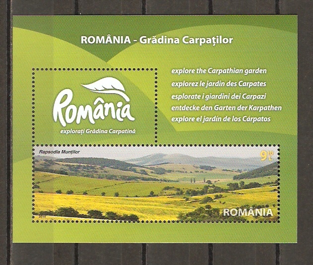 Romania 2010 / The Carpathian Garden / Suv. Sheet - Nuevos