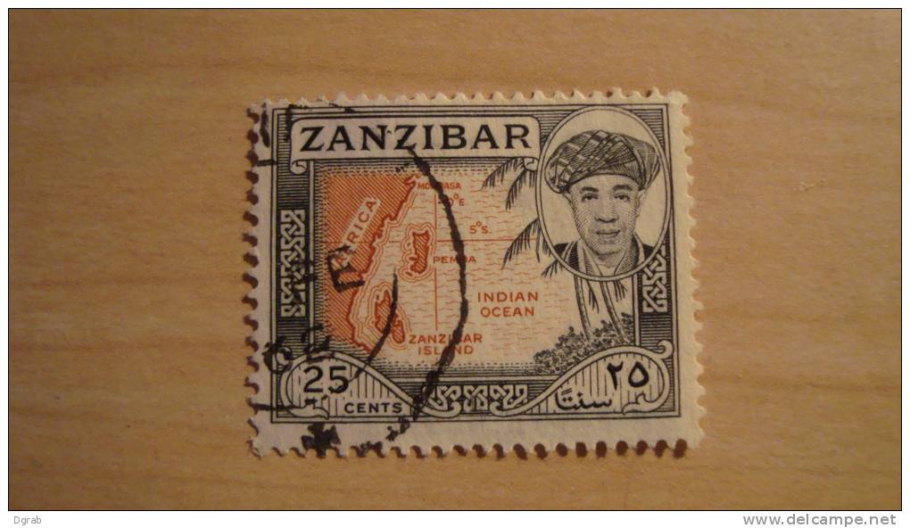 Zanzibar  1961 Scott #268  Used - Zanzibar (...-1963)