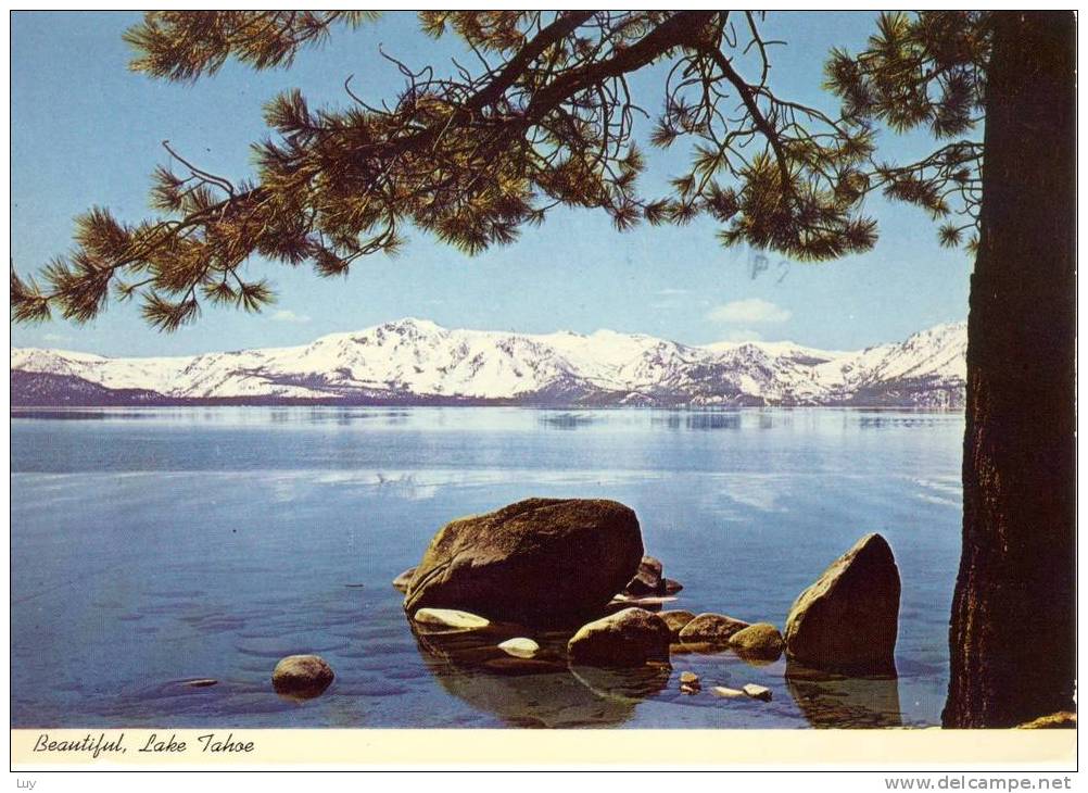 Alpine Lake TAHOE  Alonge Border Of California And Nevada; Alpin - American Roadside