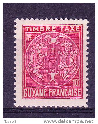 GUYANE Taxe N°22 Neuf Sans Charniere - Neufs