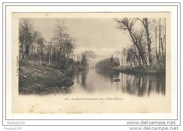 Carte Les Bords De L´ Azergues Près D´ Anse ( Recto Verso ) - Anse