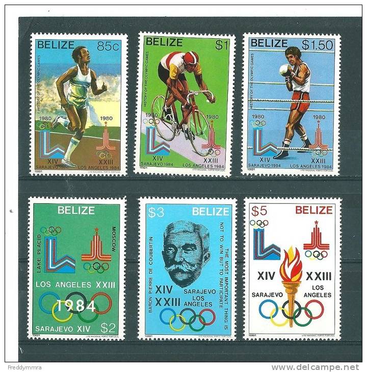 Belize: 527/ 532 ** - Belize (1973-...)