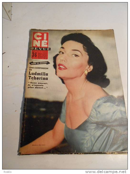 REVUE / CINE REVUE / N° 43 DE 1955 / LUDMILLA TCHERINA - Zeitschriften