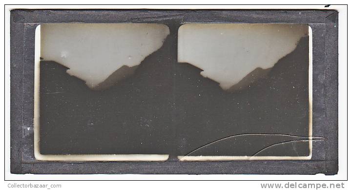 BRAZIL RIO DE JANEIRO &amp; RAILWAY PATH PARK ( PETROPOLIS ? ) X5 GLASS SLIDE STEREO PHOTOGRAPHS ORIGINAL VINTAGE CA1900 - Diapositivas De Vidrio