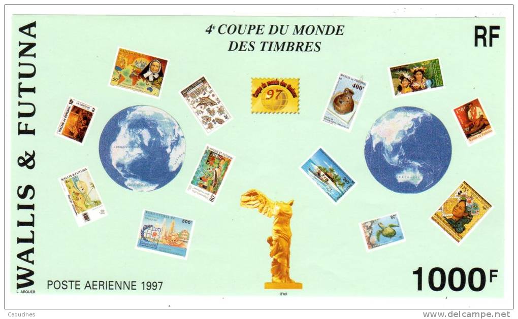 WALLIS ET FUTUNA - 1997: BF "4e Coupe Du Monde Des Timbres" (N°BF7**) - Hojas Y Bloques