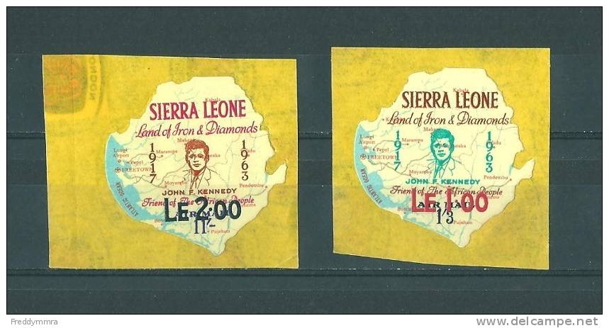 Sierra Leone: Michel - 300/ 301 **  Kennedy - Kennedy (John F.)