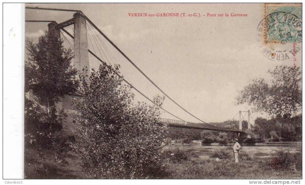 82 VERDUN SUR GARONNE  PONT SUR LA GARONNE - Verdun Sur Garonne