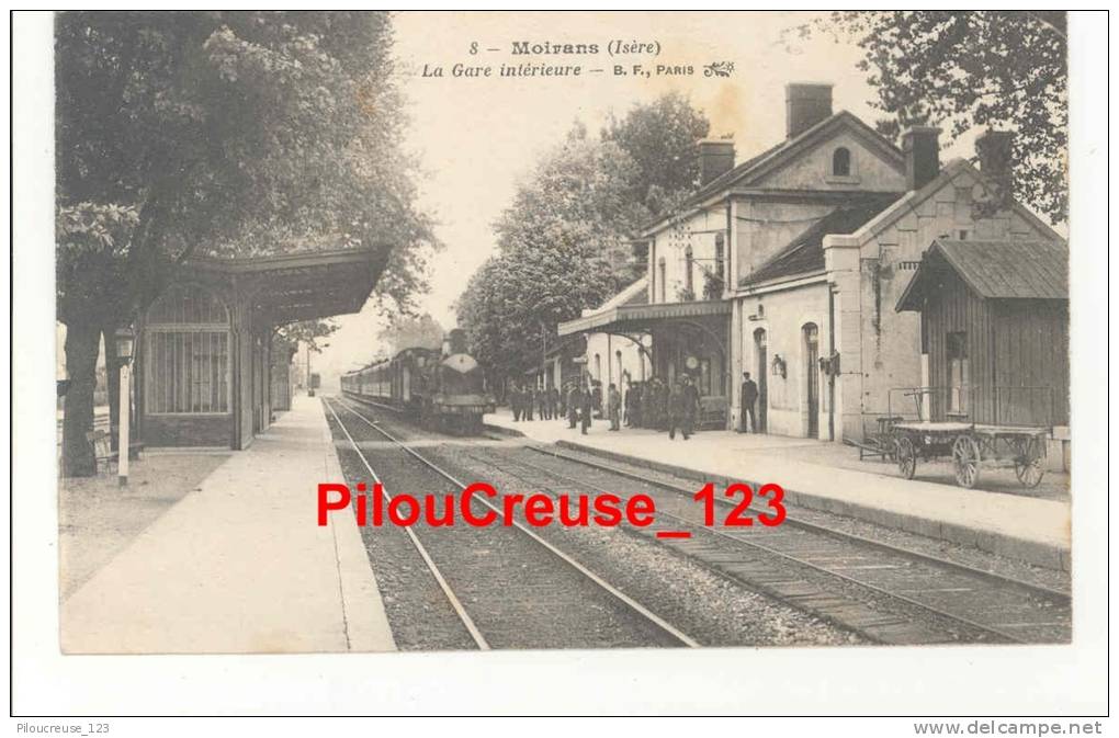 38 Isère - MOIRANS - " La Gare Intérieure " - Moirans