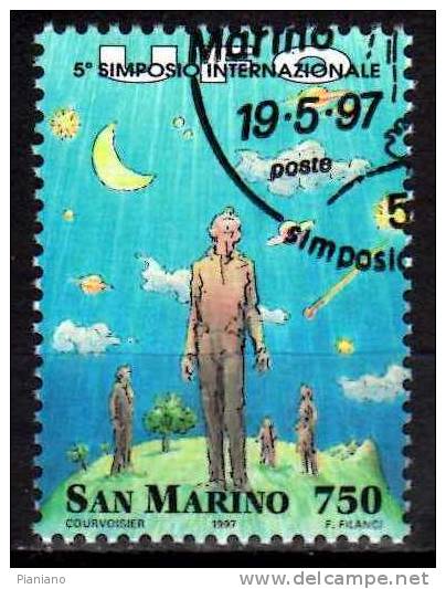 PIA - SMA - 1997 : 5° Simposio Di Ufologia - (SAS  1565) - Used Stamps