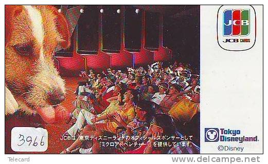 Télécarte Japon DISNEY * 110-189822 - Série JCB Disneyland Chien Dog - Japan Phonecard Telefonkarte (3966) - Disney