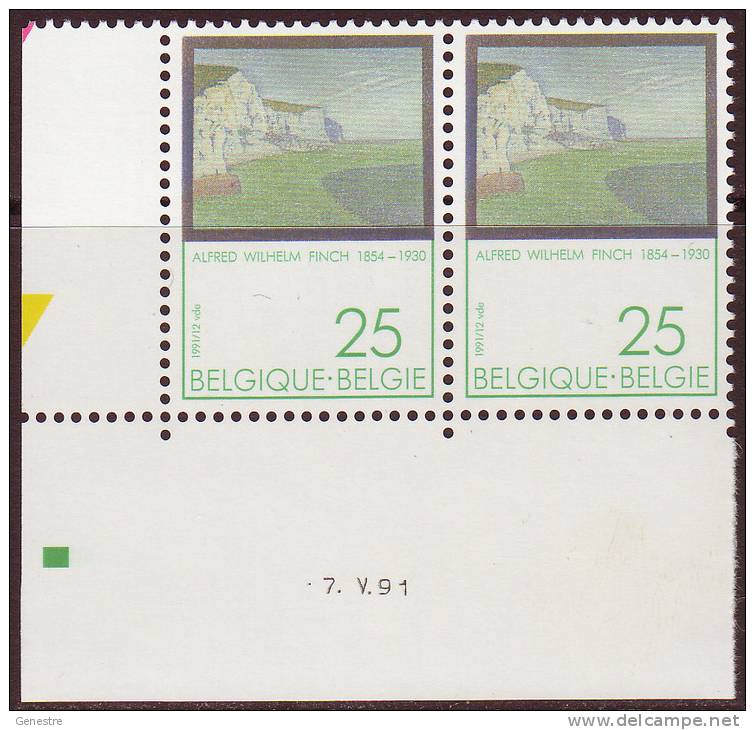 Belgique COB 2417 ** (MNH) - Dated Corners