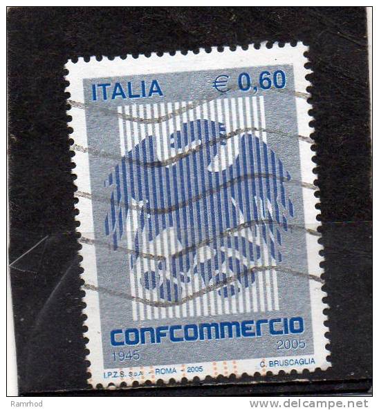 ITALY 2005 60th Anniv Of Confcommercio (trade Association). - 60c Eagle Emblem  FU - 2001-10: Usati