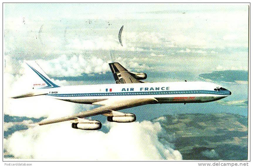 Boeing 707 Intercontinental - Air France - & Airplane - 1946-....: Moderne