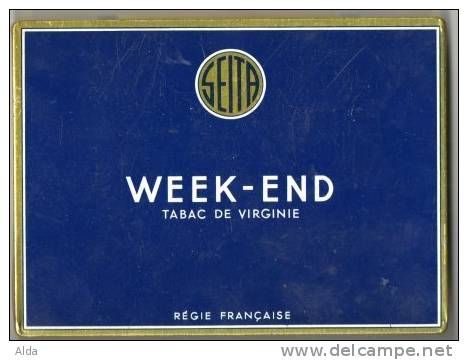 Boîte  Week-End - Boites à Tabac Vides