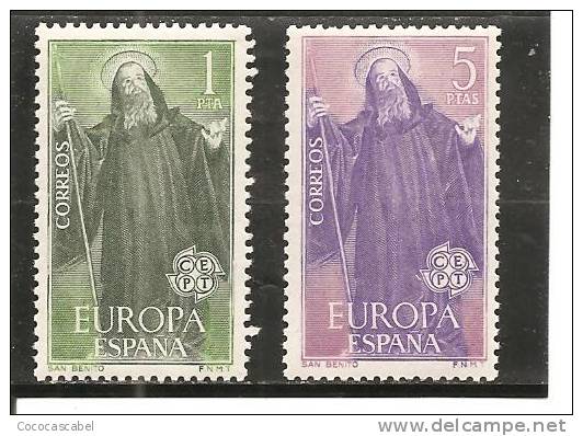 España/Spain-(MNH/**) - Edifil  1675-76 - Yvert  1335-36 - Nuevos