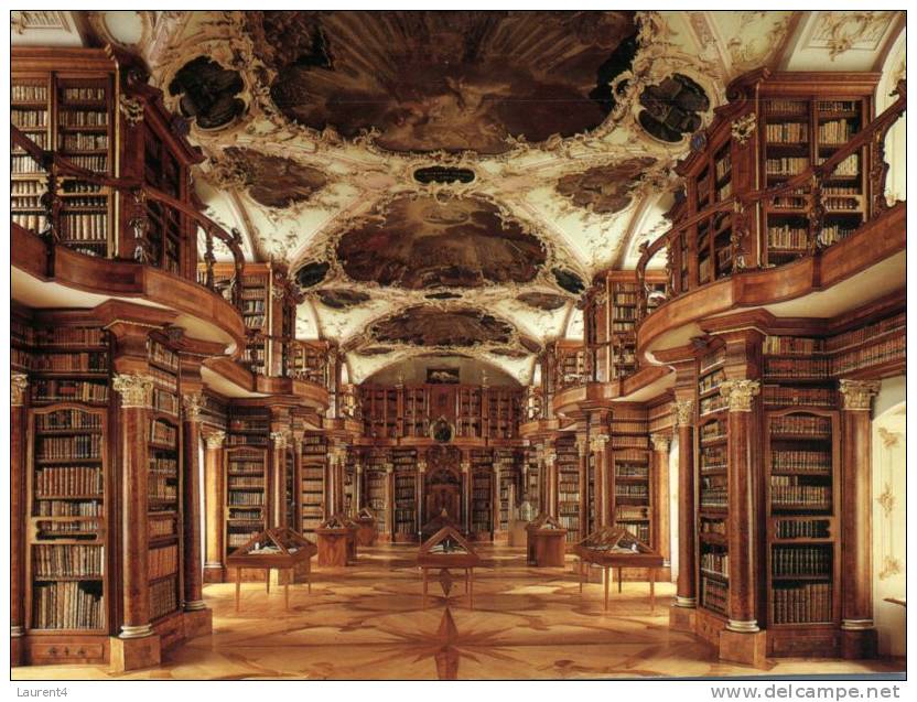 (600) Bibliothèque De St Gallen - St Gallen Convent Library - Libraries