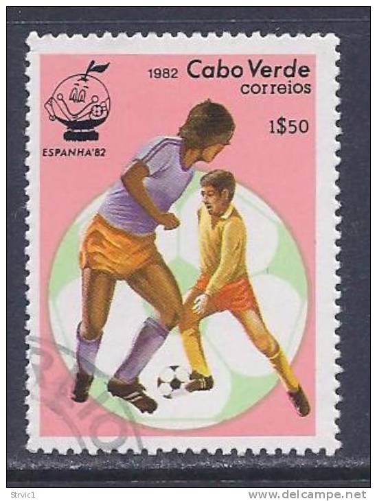 Cape Verde, Scott # 446 Used World Cup, 1982 - Cape Verde